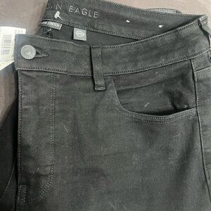 American Eagle Outfitters Women's Black Dream Stretch Skinny Jeans